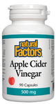 Natural Factors Apple Cider Vinegar 500mg, 90 capsules