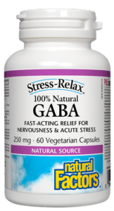 Natural Factors GABA 250mg, 60 capsules