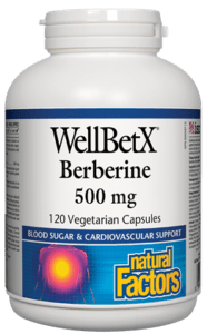 Natural Factors Berberine 500mg, 60 capsules