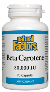 Natural Factors Beta Carotene 30000iu, 90 capsules