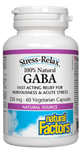 Natural Factors GABA 250mg, 60 capsules