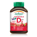 Jamieson Kids Chewable Vitamin D 400iu, 100 tabs