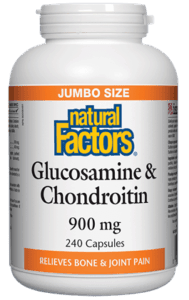 Natural Factors Glucosamine & Chondroitin 900mg, 60 capsules