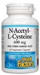 N-Acetyl Cysteine 600mg, 60 capsules