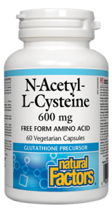 N-Acetyl Cysteine 600mg, 60 capsules