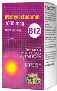 Methylcobalamin B12, 90 sublingual tablets