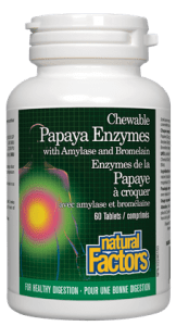 Papaya Enzyme Chewable, 120 tabs