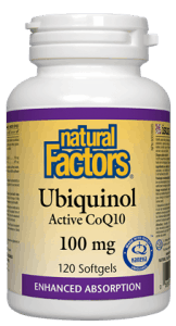 Ubiquinol Active CoQ10 100mg, 60 softgels