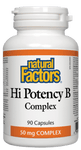 Natural Factors High Potency B Complex, 60 capsules